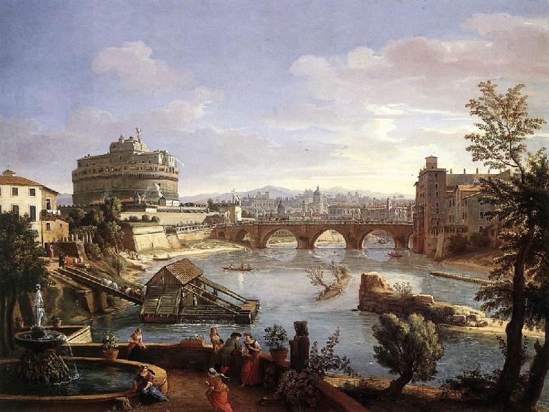 WITTEL, Caspar Andriaans van The Castel Sant Angelo from the South